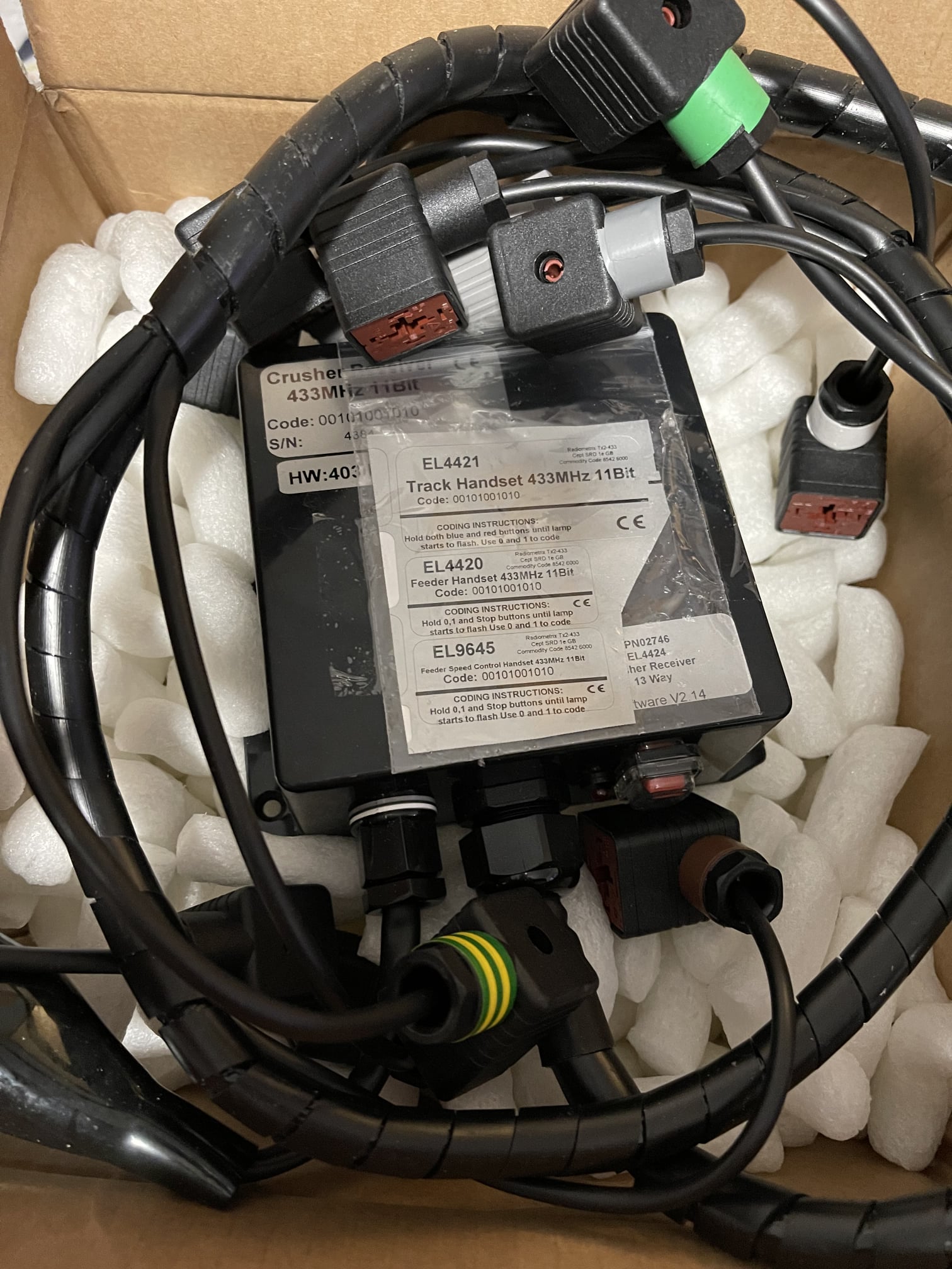 Envio centralita traslacion trituradora de mandibulas Extec C10